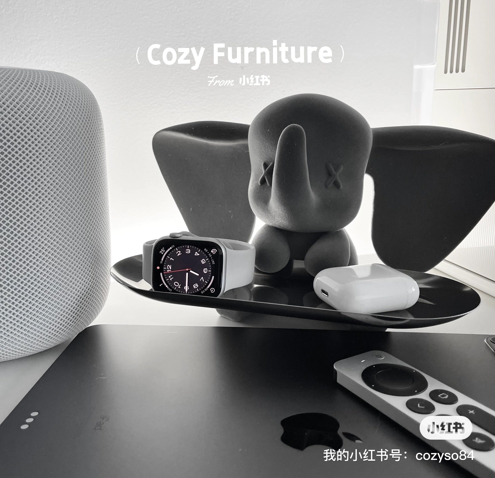 Elephant Sculpture Key Holder/Tray - Cozy Furniture & Lifestyle