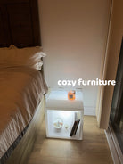 Lighted Cube Night Stand with Storage - Cozy Furniture & Lifestyle