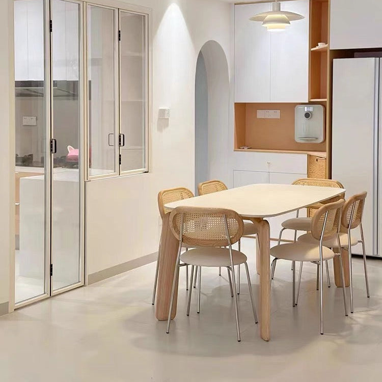 Rattan Back Dining Side Chair (Set of 2) - Cozy Furniture & Lifestyle