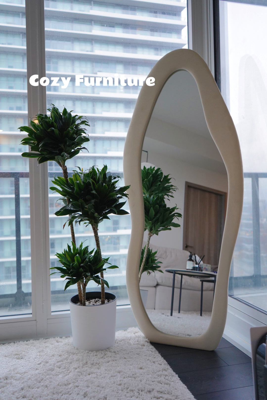Cloud-shape Full Body Mirror - Cozy Furniture & Lifestyle