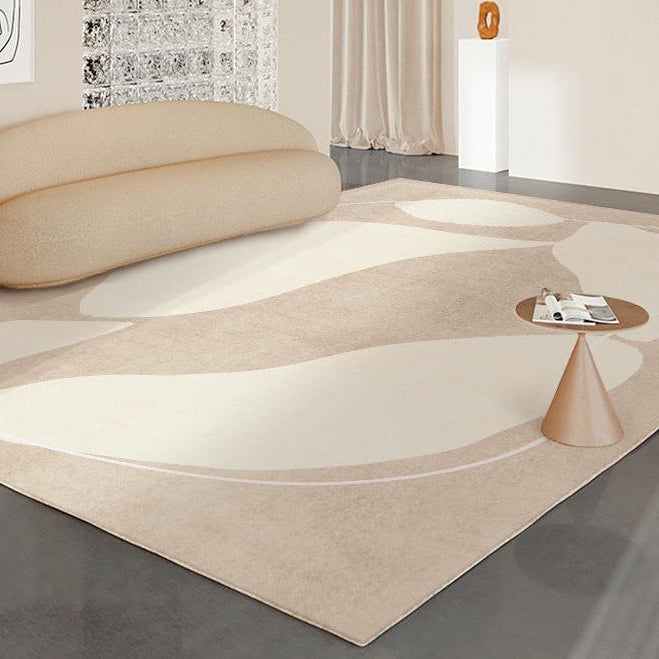 Almond Curves Art Rug - Cozy Furniture & Lifestyle
