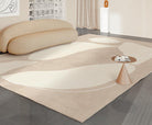 Almond Curves Art Rug - Cozy Furniture & Lifestyle
