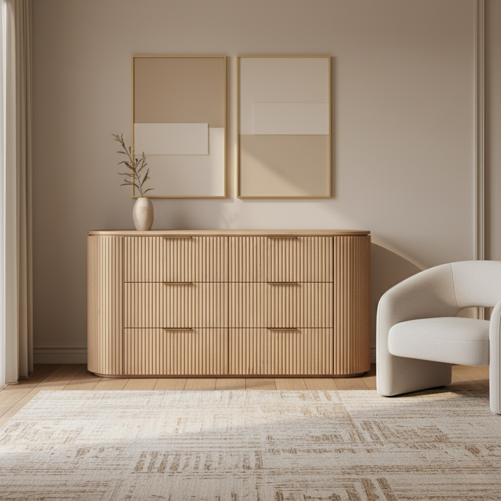 Arden Oak Dresser - Cozy Furniture & Lifestyle