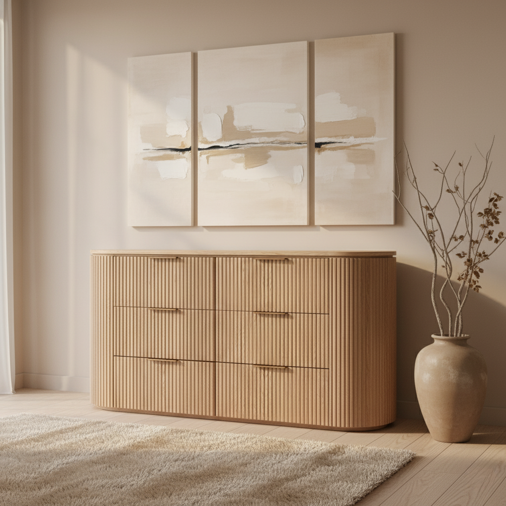 Arden Oak Dresser - Cozy Furniture & Lifestyle