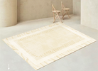 Artisan Stitched Ivory Rug - Cozy Furniture & Lifestyle