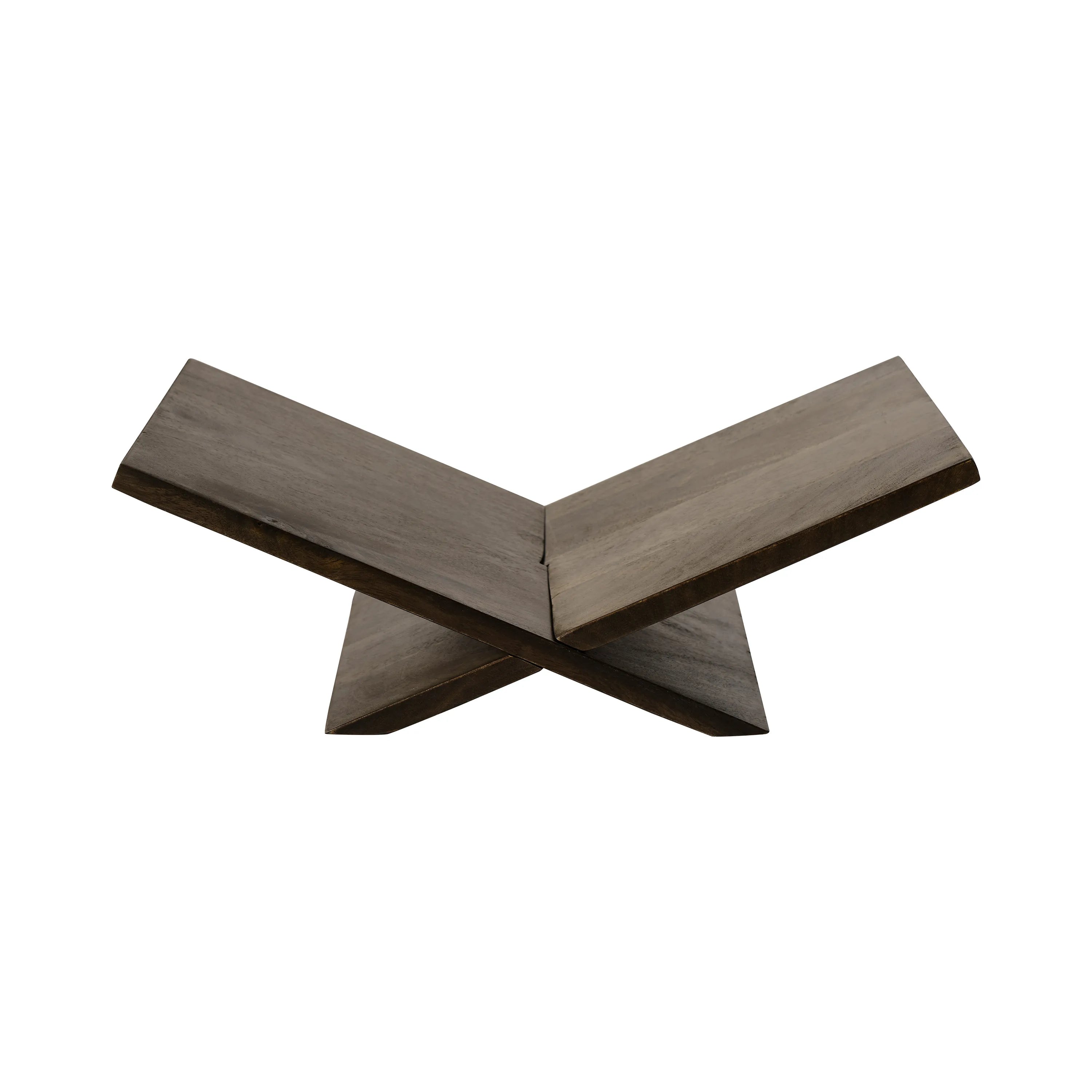 Atlas Walnut Book Stand - Cozy Furniture & Lifestyle