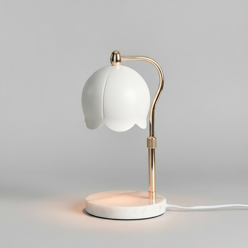 White Lily Adjustable Height Candle Warmer - Cozy Furniture & Lifestyle