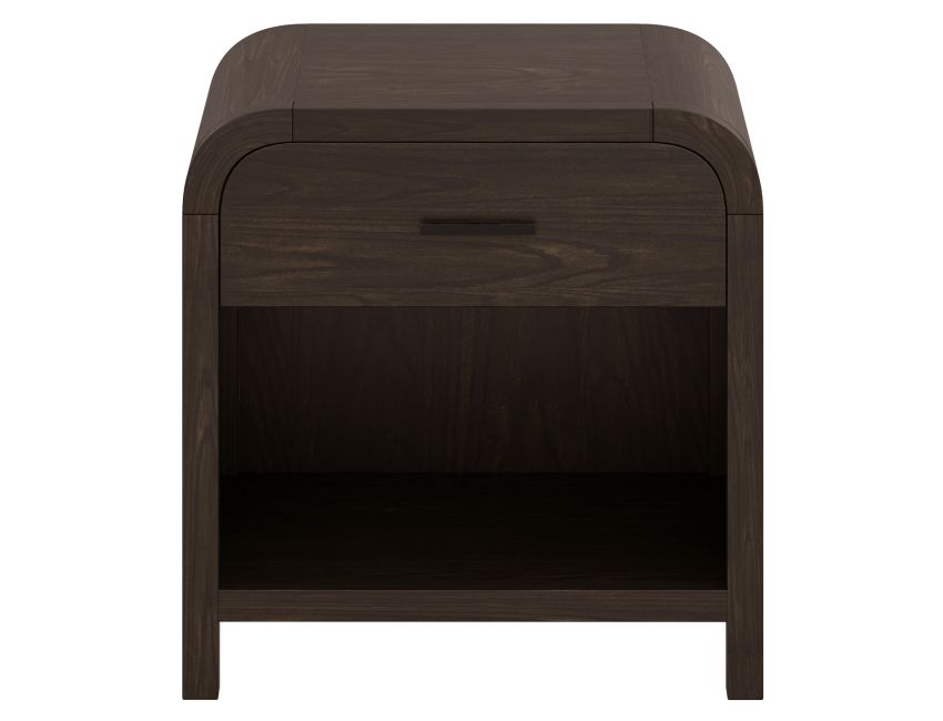 Eamon Wood Nightstand with Charging Station - Cozy Furniture & Lifestyle