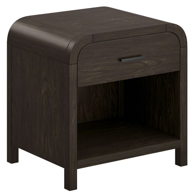 Eamon Wood Nightstand with Charging Station - Cozy Furniture & Lifestyle