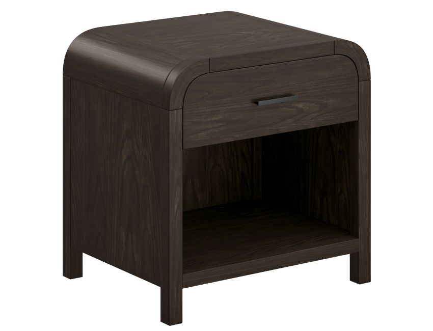 Eamon Wood Nightstand with Charging Station - Cozy Furniture & Lifestyle