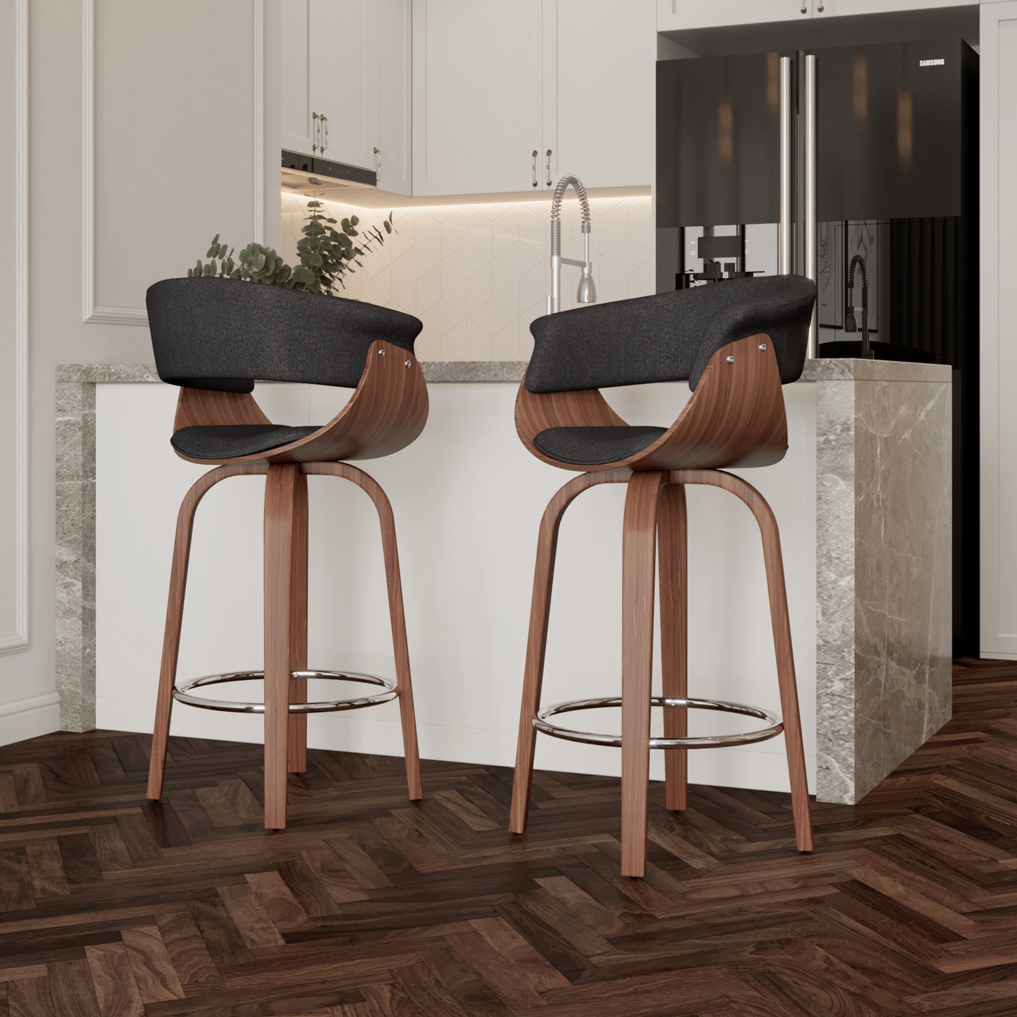 Halo Counter Stool with 360° swivel seat - Cozy Furniture & Lifestyle