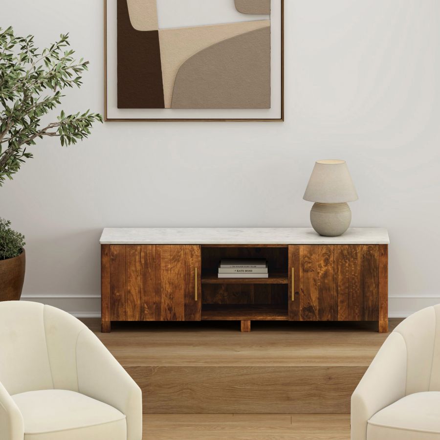 Harrison Marble TV Stand - Cozy Furniture & Lifestyle