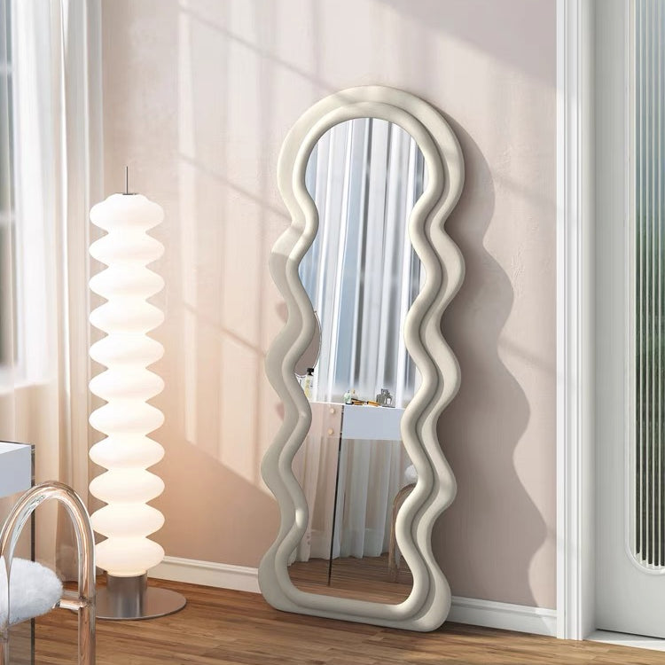 Wavy Floor Full Body Mirror - Cozy Furniture & Lifestyle