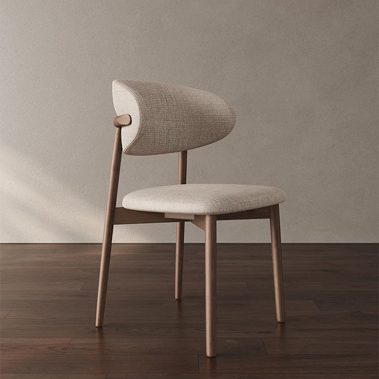 Linen Ash Wood Dining Side Chair (Set of 2) - Cozy Furniture & Lifestyle