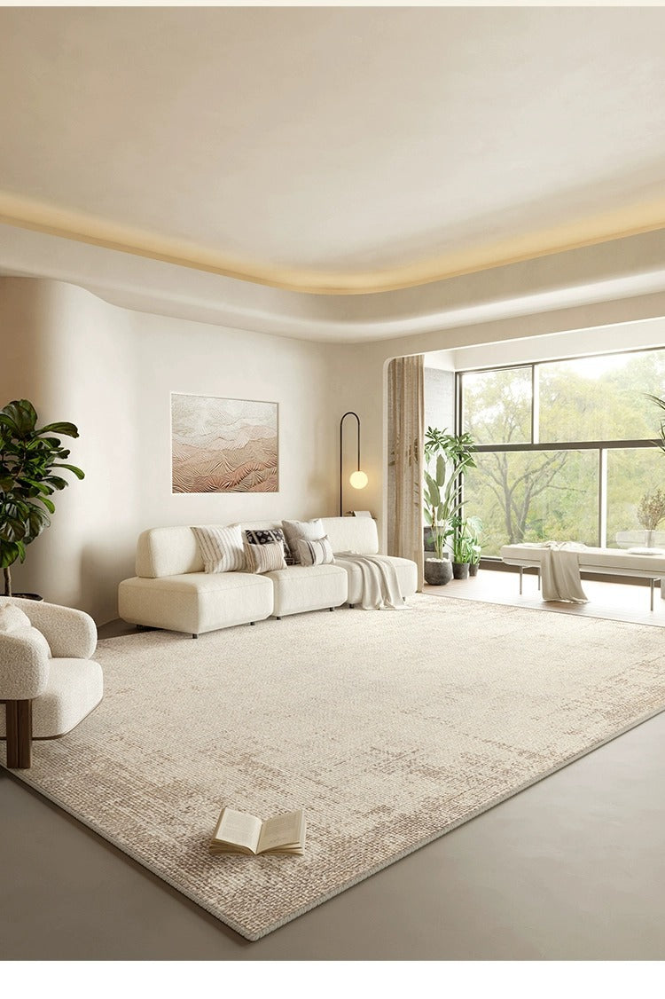 Luxe Earth Tone Rug - Cozy Furniture & Lifestyle