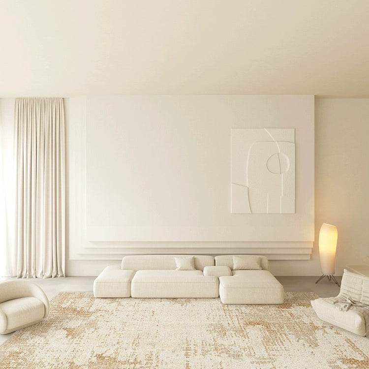 Serene Mottled Ivory Area Rug - Cozy Furniture & Lifestyle