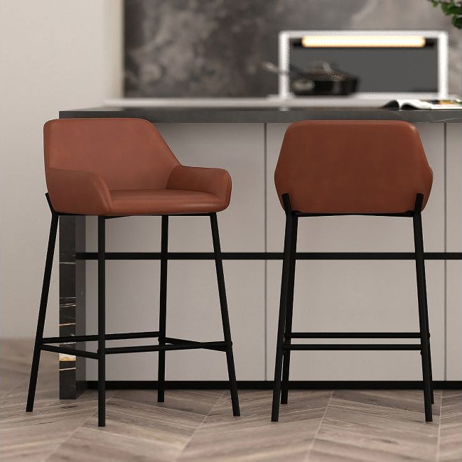 Verona Curve Back Counter Stool (Set of 2) - Cozy Furniture & Lifestyle