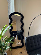 Wavy Floor Full Body Mirror - Cozy Furniture & Lifestyle