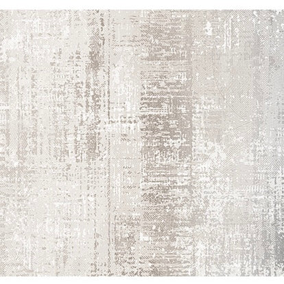 Calm Grey Haven Rug with textured abstract pattern in soft grey and beige tones