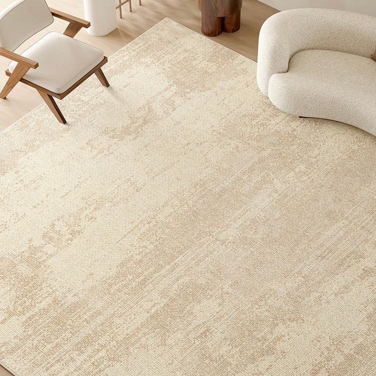 Grace Rug in a modern neutral living room with soft beige tones and minimalist furniture