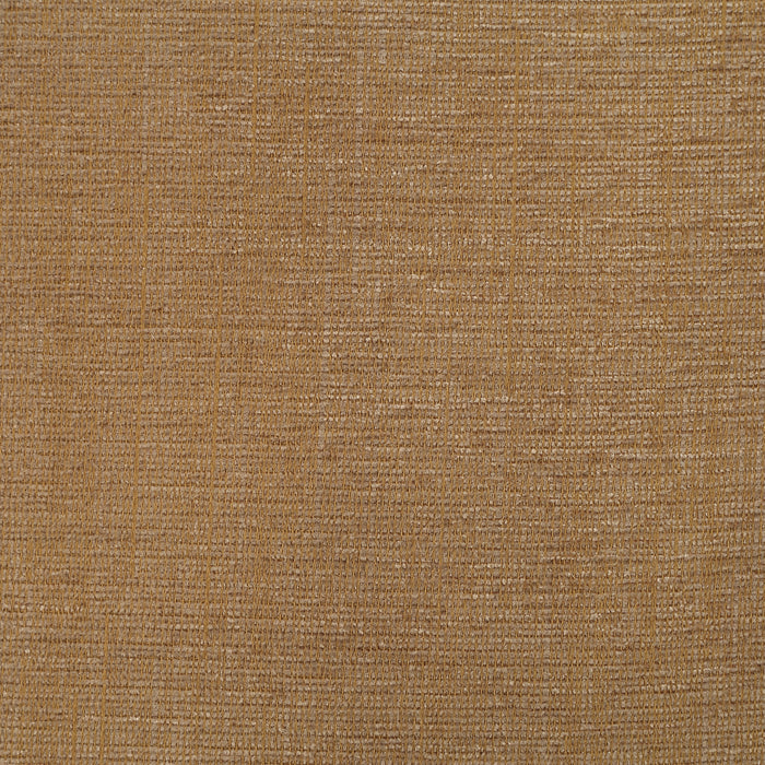 Macro close-up of the warm tan and camel woven crosshatch fabric texture on the Miles throw pillow.