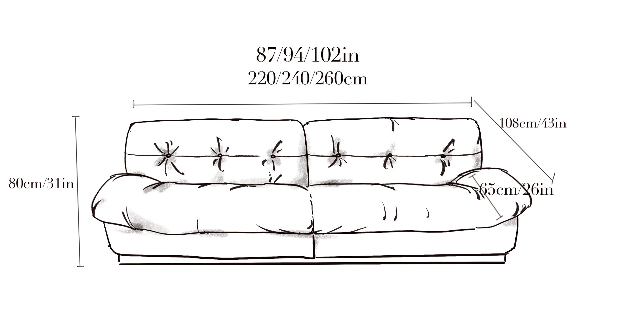 Italian-style Cloud Sofa - Cozy Furniture & Lifestyle