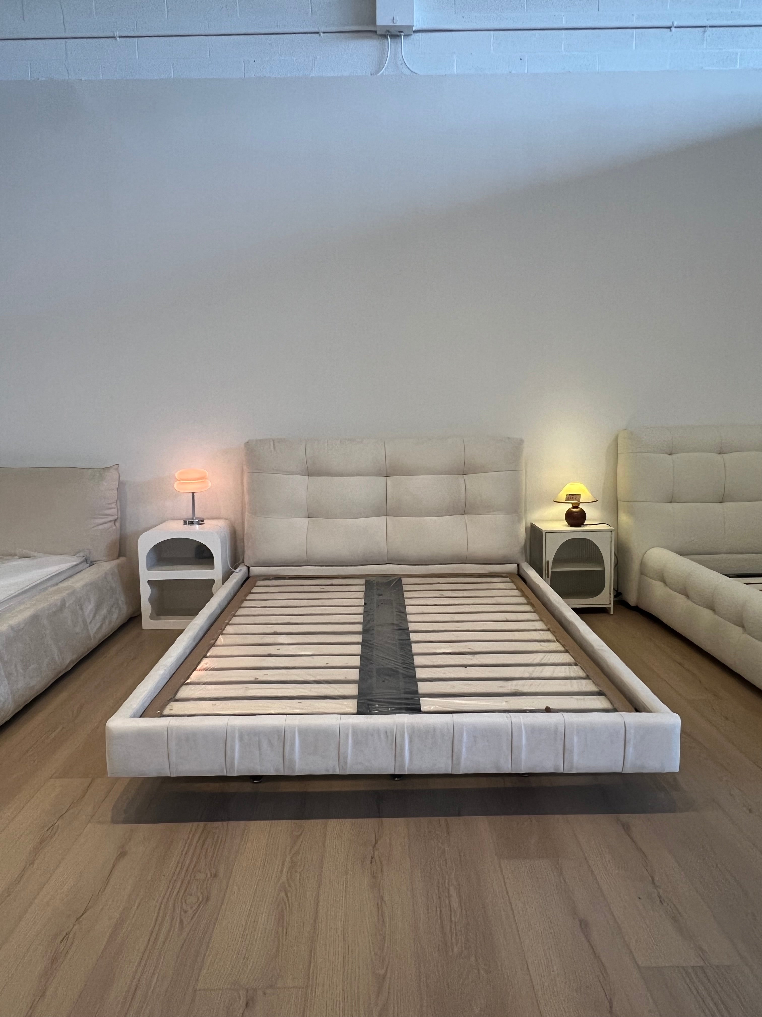 Floating Platform Bed Frame Queen King Cozy Furniture Lifestyle