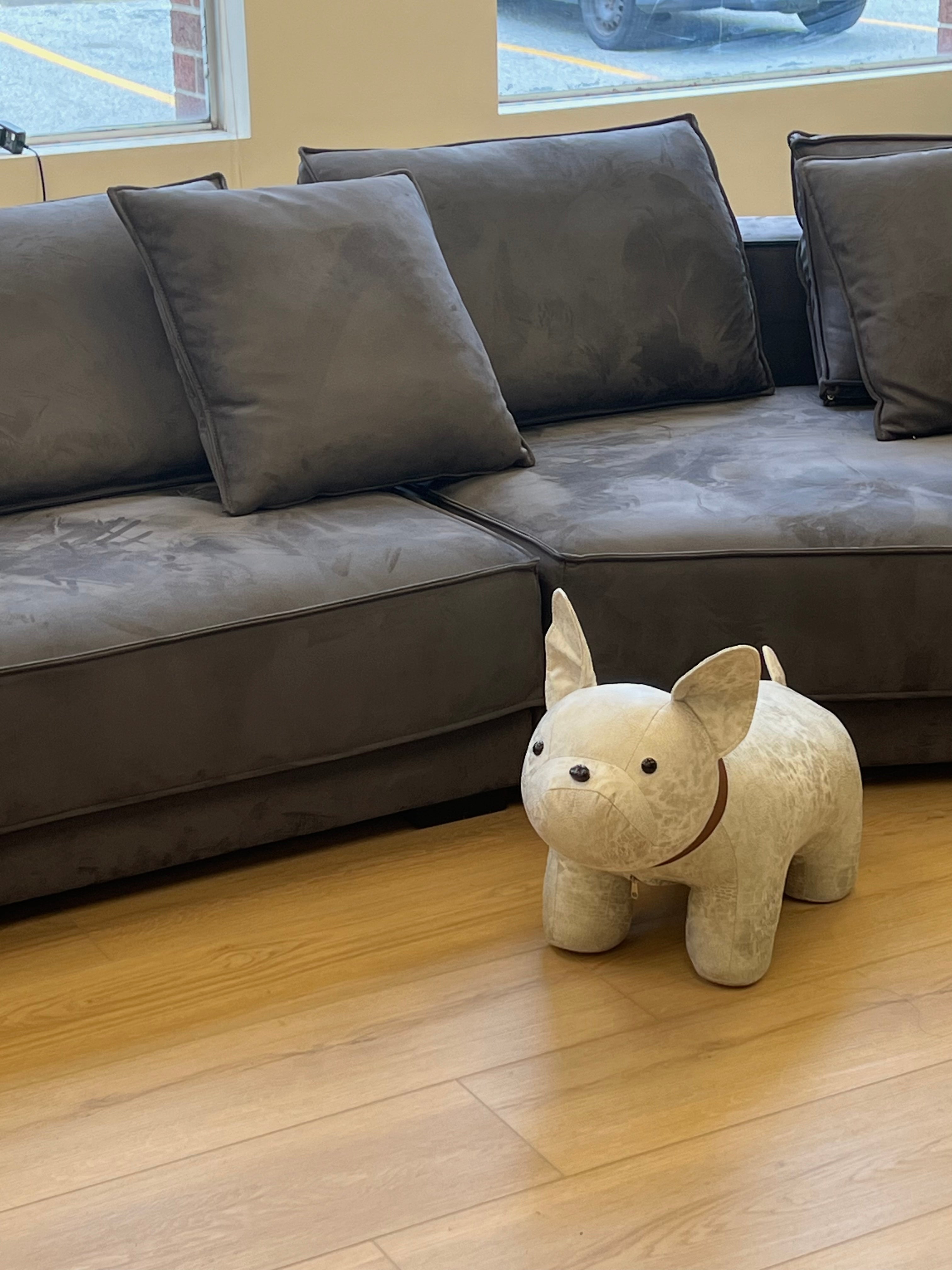 Dog shaped ottoman hotsell