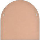 Back view of the Arco Wall Mirror showing the mounting hardware and arched shape