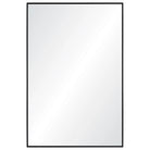 EdgeLine Wall Mirror with sleek rectangular shape and thin black metal frame