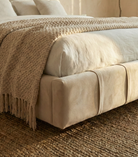 Detailed texture shot for floating platform bed.