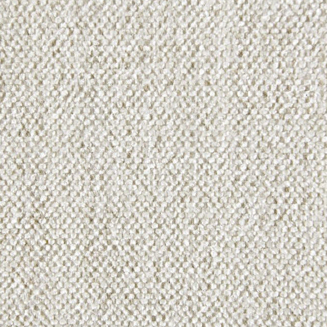 Close-up of Lena Storage Bed upholstery texture, showing soft woven surface in a light neutral tone