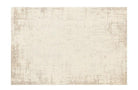 Luxe Earth Tone Rug with a subtle distressed texture in soft beige and cream tones