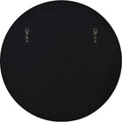 Back view of the Nova Wall Mirror showing mounting brackets for hanging