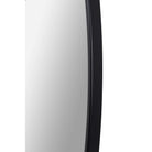 Close-up of the Nova Wall Mirror showing the slim black frame detail