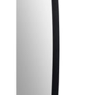 Side view of the Orion Wall Mirror showing the slim black frame and smooth reflective glass