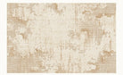 Serene Mottled Ivory Area Rug with soft beige and ivory abstract texture